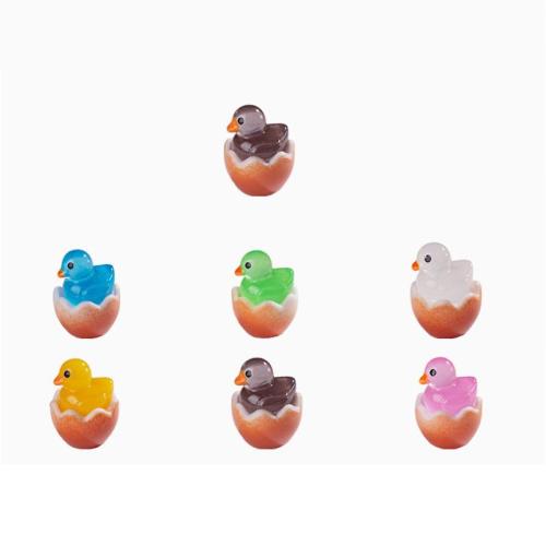 Resin Decoration, Duck, DIY & luminated & enamel, more colors for choice, Sold By PC