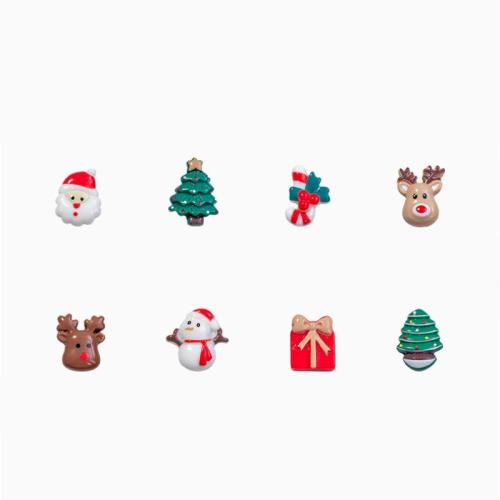 Resin Cell Phone DIY Kit, Christmas Design & different styles for choice & enamel, Sold By PC