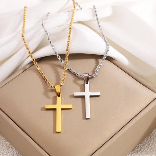 304 Stainless Steel Necklace, plated, fashion jewelry & for man, more colors for choice, Sold By PC