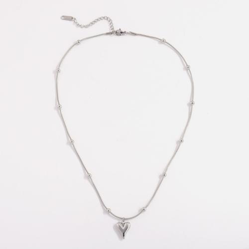 304 Stainless Steel Necklace, plated, fashion jewelry & for woman, more colors for choice, Sold By PC