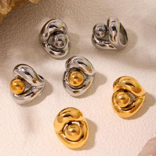 Stainless Steel Finger Ring, 304 Stainless Steel, plated, different size for choice & for woman & hollow, more colors for choice, Sold By PC