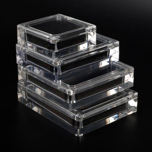 Polystyrene Packing Gift Box, different size for choice, clear, Sold By PC