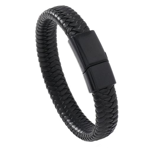 PU Leather Bracelet, with Tibetan Style, different size for choice & for man, more colors for choice, Sold By PC