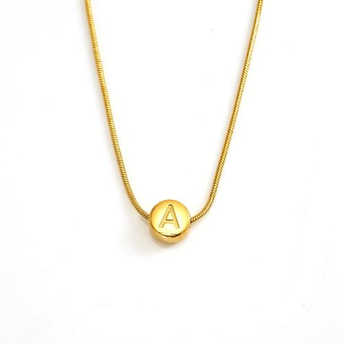 Stainless Steel Jewelry Necklace, 304 Stainless Steel, plated, fashion jewelry & different designs for choice & for woman, golden, Sold By PC
