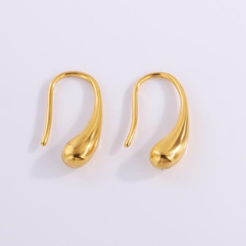 304 Stainless Steel Stud Earring, Teardrop, plated, fashion jewelry & for woman, more colors for choice, Sold By Pair