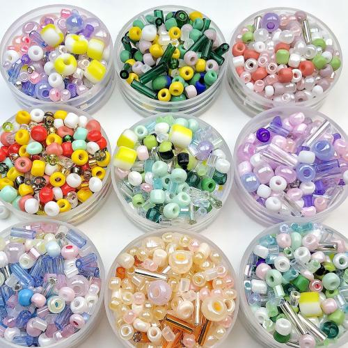 Glass Seed Beads Beads, DIY & mixed, more colors for choice, beads length 5-30mm, Sold By Bag