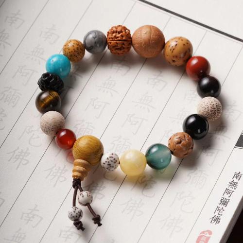 Achtzehn Bodhi Armband, Folk-Stil & unisex, beads length 12mm, Länge:ca. 6-8 ZollInch, verkauft von PC