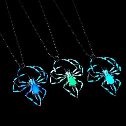 Luminated Necklace, Tibetan Style, with 304 Stainless Steel, Spider, gold color plated, fashion jewelry, more colors for choice, Sold By PC