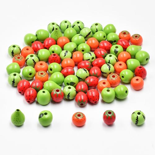 Wood Beads, stoving varnish, DIY, more colors for choice, Sold By PC