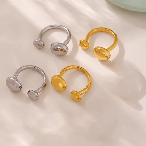 Stainless Steel Finger Ring, 304 Stainless Steel, plated, fashion jewelry & for woman, more colors for choice, US Ring Size:7, Sold By PC
