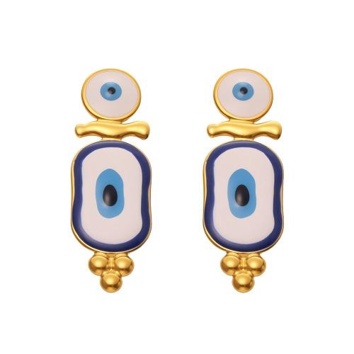 Stainless Steel Lever Back Earring, 304 Stainless Steel, plated, fashion jewelry & for woman & enamel, more colors for choice, Sold By Pair