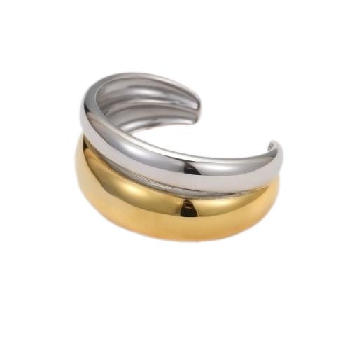 Stainless Steel Bangle, 304 Stainless Steel, plated, different styles for choice & for woman & two tone, Sold By PC
