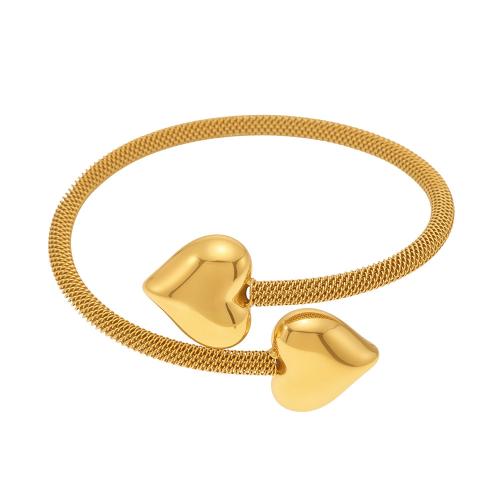 Stainless Steel Bangle, 304 Stainless Steel, plated, fashion jewelry & for woman, more colors for choice, Sold By PC