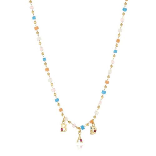 metal collar, con Cristal, con 2inch extender cadena, hecho a mano, diferentes estilos para la opción & para mujer, longitud:aproximado 16.5 Inch, Vendido por UD