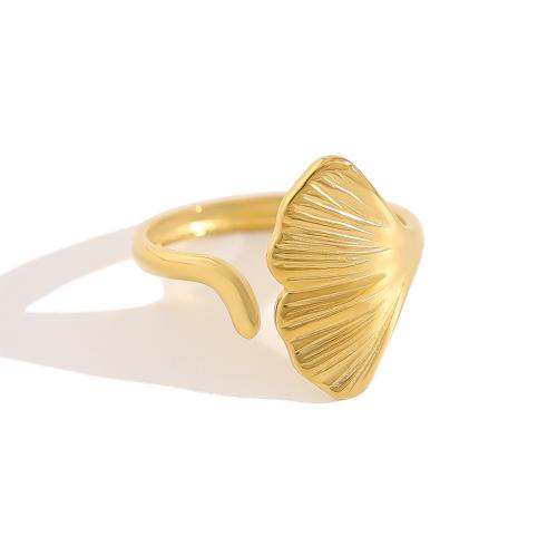 Stainless Steel Finger Ring, 304 Stainless Steel, 18K gold plated, fashion jewelry & different styles for choice & for woman, Sold By PC
