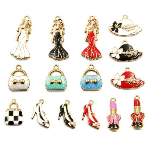 Stainless Steel Pendants, 304 Stainless Steel, plated, DIY & enamel, more colors for choice, 10PCs/Bag, Sold By Bag
