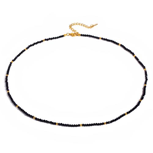 Collar de piedras preciosas joyas, acero inoxidable 304, con Piedra natural, chapado, Joyería & para mujer, Vendido por UD