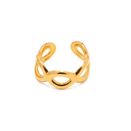 304 Edelstahl Ohrring Clip, 18K vergoldet, Modeschmuck & für Frau & hohl, verkauft von PC