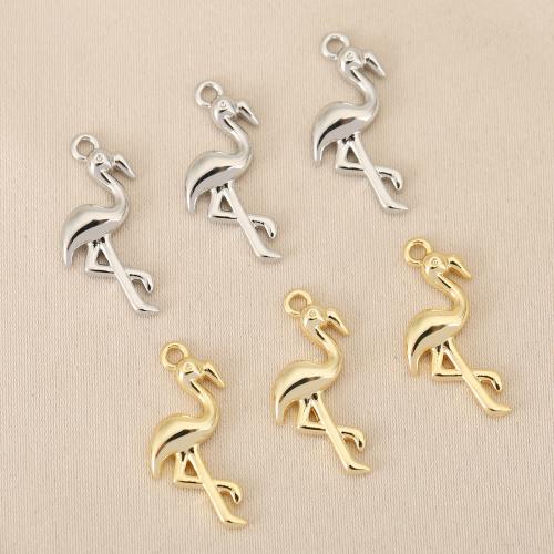 Brass Jewelry Pendants, Bird, plated, DIY, more colors for choice, nickel, lead & cadmium free, 10PCs/Bag, Sold By Bag