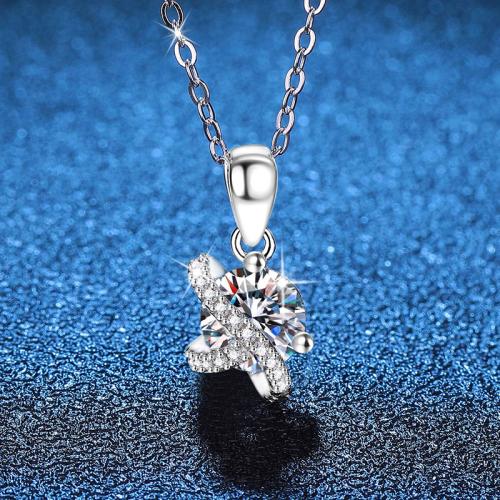925 Sterling Silver Necklace, with 2inch extender chain, platinum plated, cross chain & different materials for choice & for woman, Length:Approx 15.7 Inch, Sold By PC