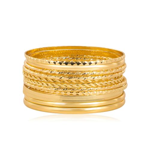 Tibetan Style Bangle, plated, 12 pieces & fashion jewelry & for woman, more colors for choice, Sold By Set