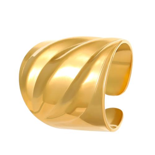Bague en acier inoxydable, Acier inoxydable 304, Noeud papillon, Plaqué d'or 18K, bijoux de mode & pour femme, Vendu par PC