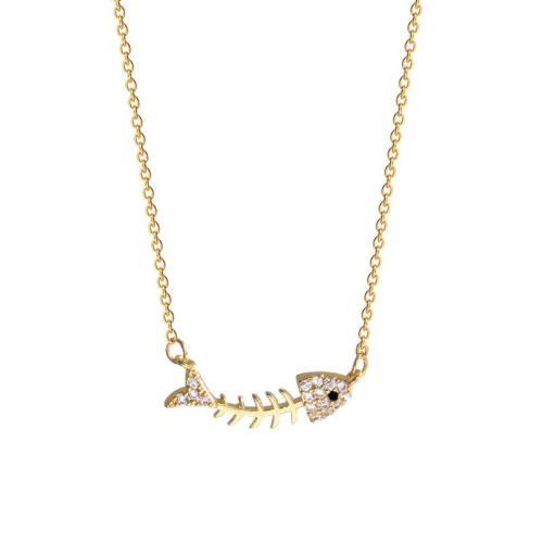 Collier d'acier titane, avec zircon cubique, Placage, bijoux de mode & pour femme, plus de couleurs à choisir, Longueur:Environ 41 cm, Vendu par PC