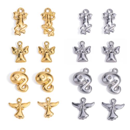 Stainless Steel Pendants, 304 Stainless Steel, plated, DIY, more colors for choice, 100PCs/Bag, Sold By Bag