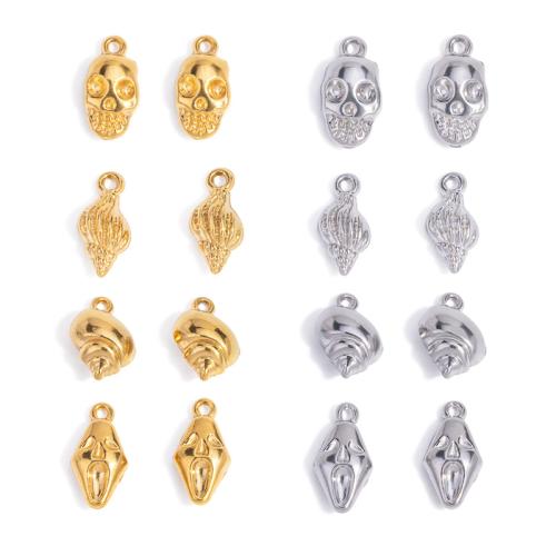 Stainless Steel Pendants, 304 Stainless Steel, plated, DIY, more colors for choice, Sold By Bag