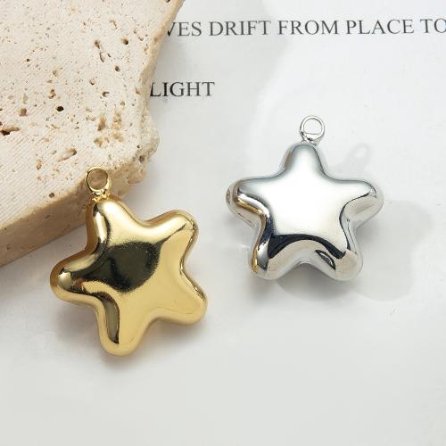 Brass Jewelry Pendants, Star, plated, fashion jewelry, more colors for choice, nickel, lead & cadmium free, 28x10.80x31.80mm, Sold By PC