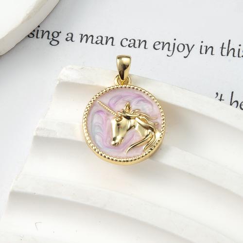 Brass Jewelry Pendants, plated, fashion jewelry & enamel, more colors for choice, nickel, lead & cadmium free, 16x2.10x23mm, Sold By PC