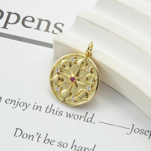 Rhinestone Brass Pendants, plated, fashion jewelry & with rhinestone, more colors for choice, nickel, lead & cadmium free, 17.50x2.90x22.80mm, Sold By PC