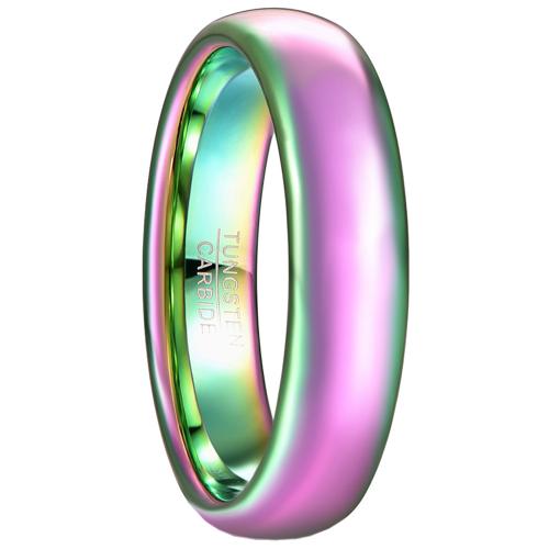 Tungsten Steel Ring for Men , plated, different size for choice & for man & change their color according to the temperature, wide:6mm, Sold By PC