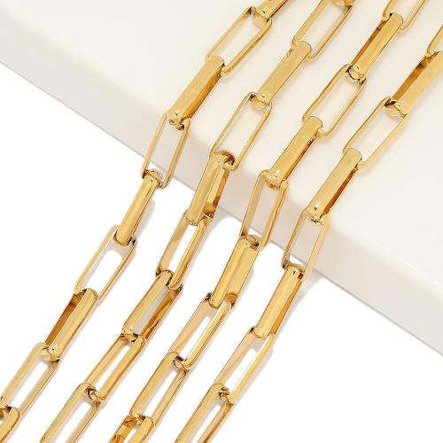 304 Stainless Steel Necklace Chain, plated, DIY, more colors for choice, 100PCs/Bag, Sold By Bag