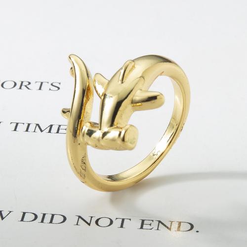 Brass Finger Ring, plated, fashion jewelry, golden, nickel, lead & cadmium free, 21.85x16.90x22.47mm, Sold By PC