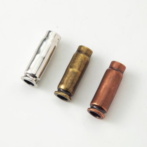Brass Tube Beads, plated, DIY, more colors for choice, nickel, lead & cadmium free, 9.60x9.60x29.36mm, Sold By PC