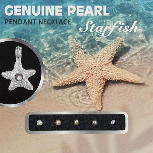 Oyster & Wish Pearl Kit, Brass, with Freshwater Pearl, plated, DIY, 127x127x27mm, Sold By Set