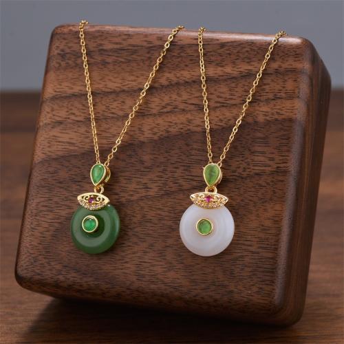 Titanium Steel Necklace, Resin, with Titanium Steel, plated, fashion jewelry & for woman, more colors for choice, Sold By PC