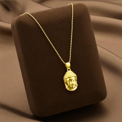 Titanium Steel Necklace, plated, fashion jewelry & for woman, more colors for choice, Length:Approx 41 cm, Sold By PC