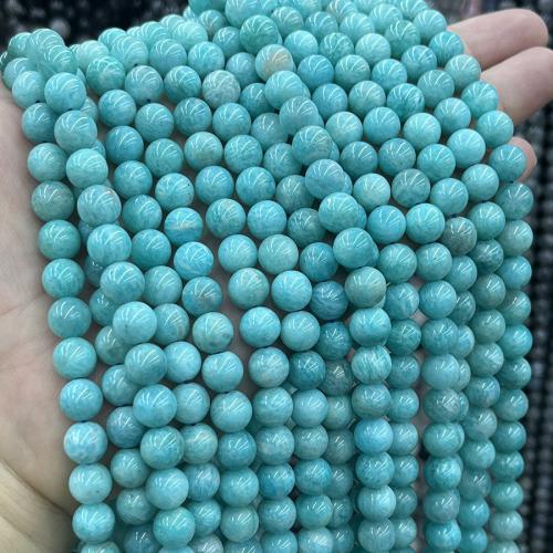 Natural Amazonite Beads, ​Amazonite​, DIY, blue, 8mm, Sold Per 38 cm Strand