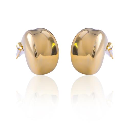 Stainless Steel Stud Earrings, 304 Stainless Steel, plated, fashion jewelry & for woman, more colors for choice, Sold By Pair
