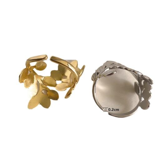 Anillo de dedo de acero inoxidable, acero inoxidable 304, chapado, Joyería & para mujer, más colores para la opción, Vendido por UD
