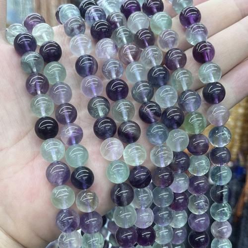 Natural Fluorite Beads, Colorful Fluorite, Round, DIY, mixed colors, Sold By Strand