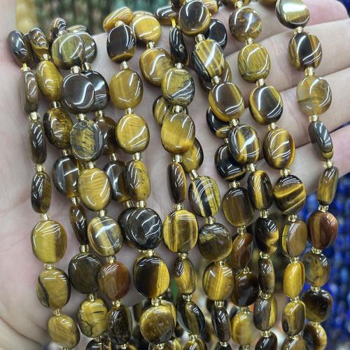 Natural Tiger Eye Beads, Round, DIY, mixed colors, 10x14mm, Sold Per 38 cm Strand