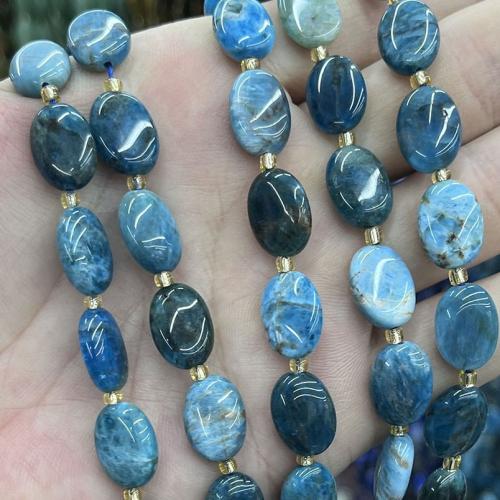 Apatites Beads, Ellipse, DIY, mixed colors, 10x14mm, Sold Per 38 cm Strand