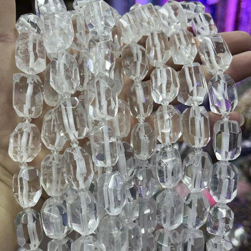 Natural Clear Quartz Beads, irregular, DIY, mixed colors, 13-18mm, Sold Per Approx 38 cm Strand