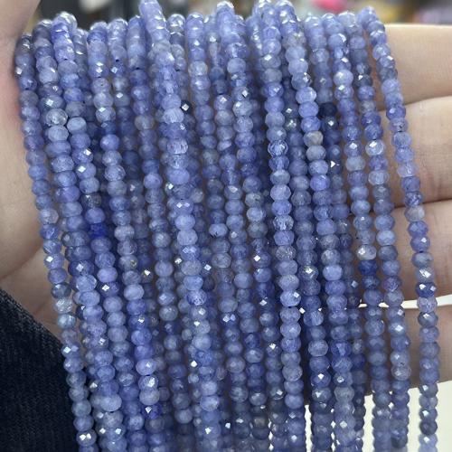 Tanzanite Beads, Round, DIY, mixed colors, 3x4mm, Sold Per Approx 38 cm Strand