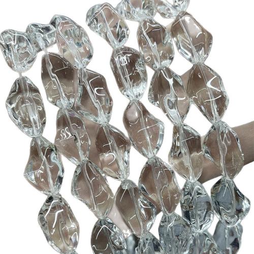 Natural Clear Quartz Beads, irregular, DIY, clear, 14-22mm, Sold Per Approx 38 cm Strand