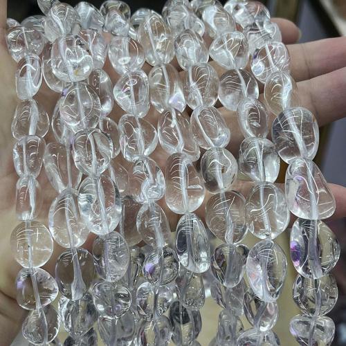 Natural Clear Quartz Beads, irregular, DIY, clear, 12-17mm, Sold Per Approx 38 cm Strand