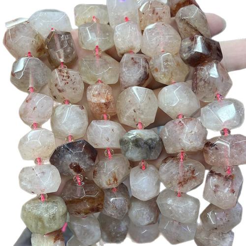Natural Quartz Jewelry Beads, Red Marble Glue Stone, irregular, DIY, mixed colors, 13-18mm, Sold Per Approx 38 cm Strand